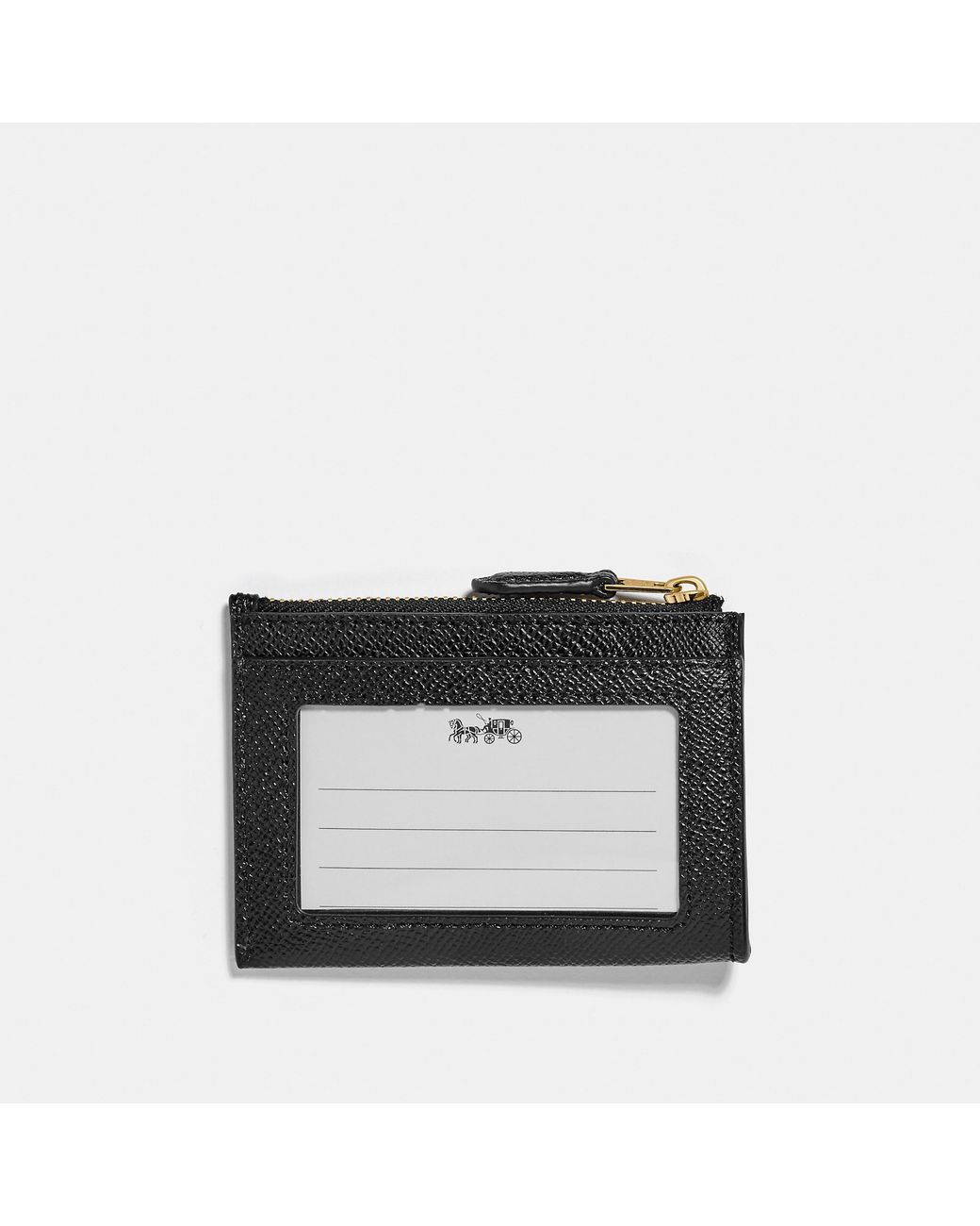 COACH Black Mini Skinny Id Case