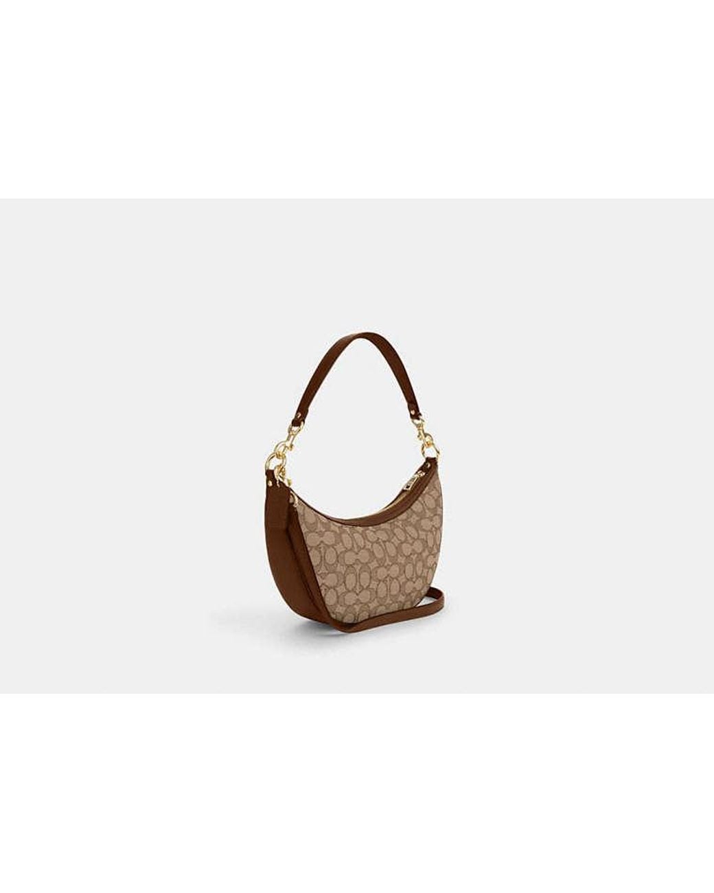 COACH Aria Shoulder Bag in Metallic | Lyst