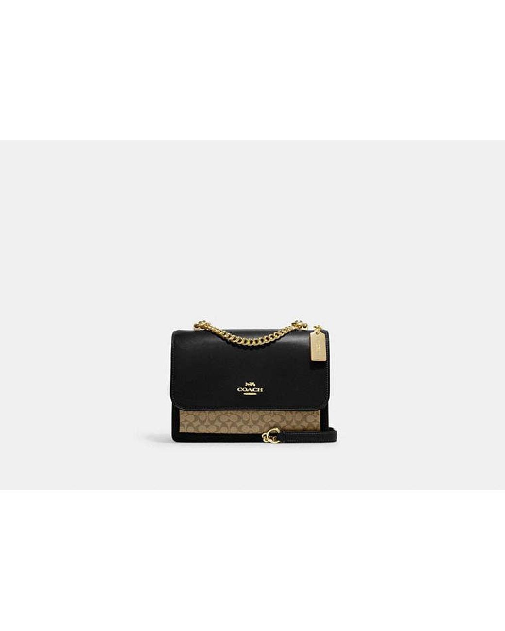 COACH Klare Crossbody Bag In Micro Signature Canvas in Black Lyst UK