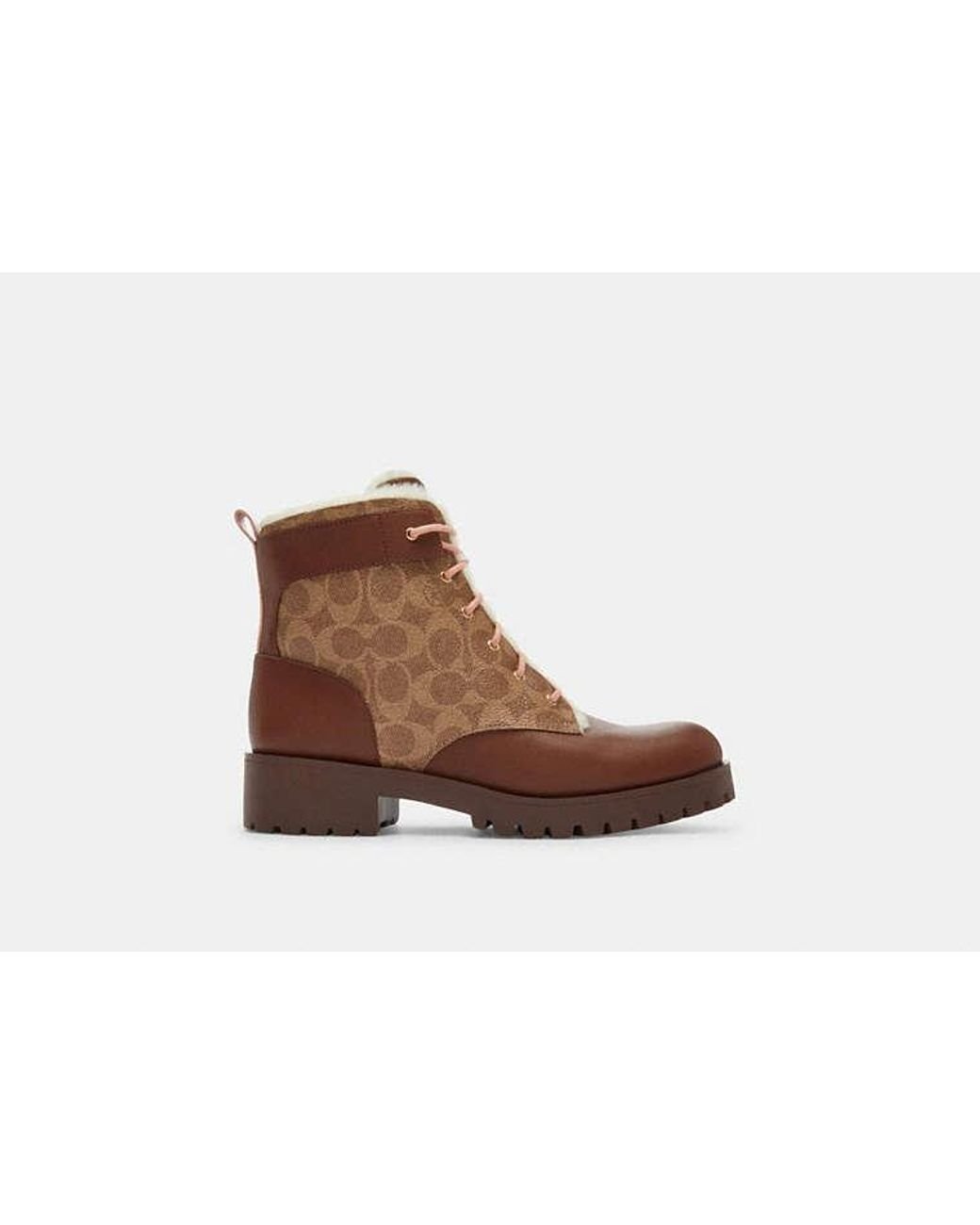 【COACH】Lorraine ブーティ 在庫確認下さい  CW711 COACH Lorraine Bootie In Signature Canvas in Black | Lyst
