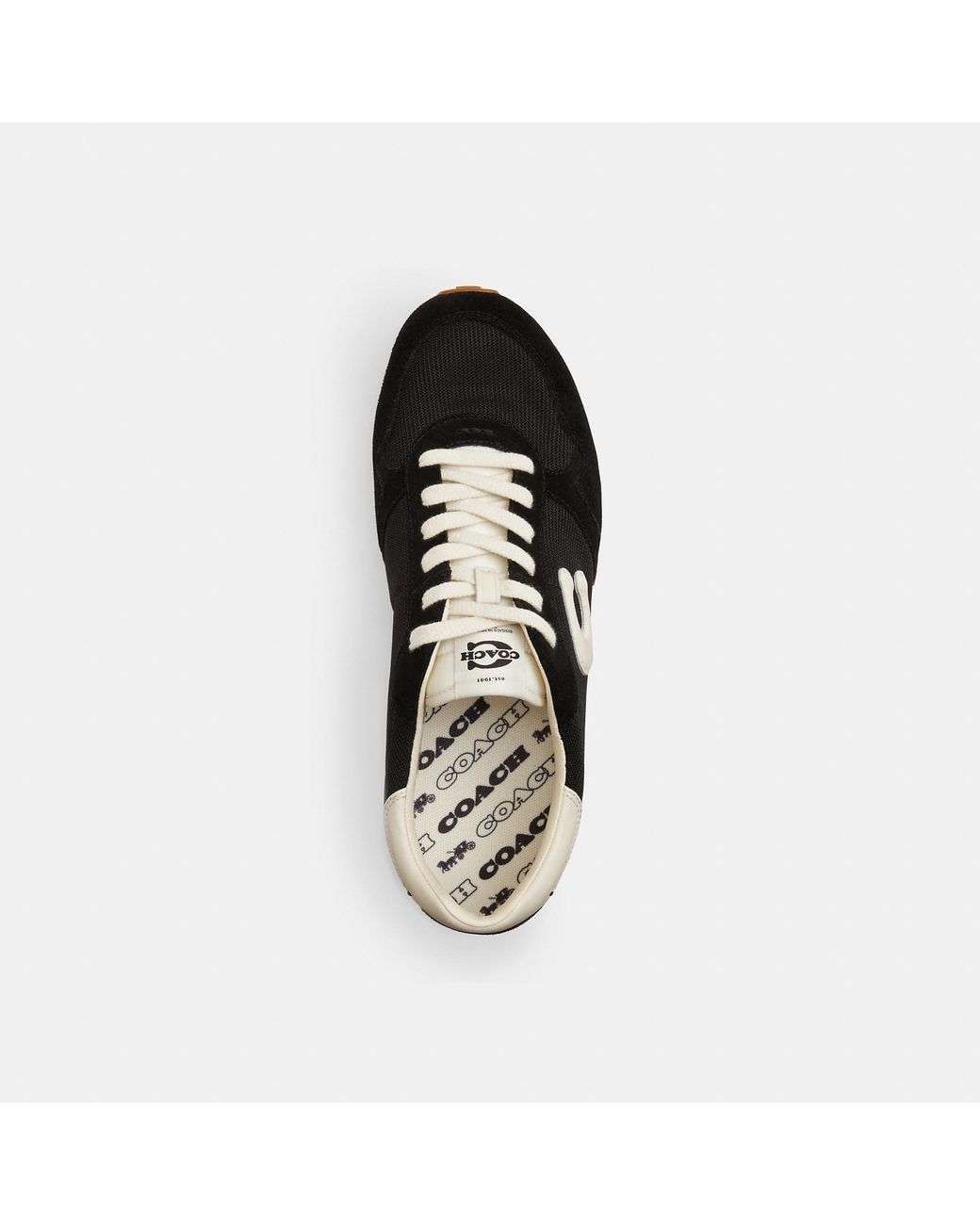 COACH Black Retro Runner for men
