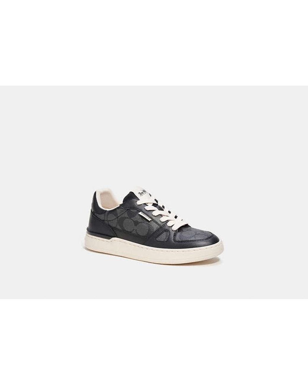 【COACH】Clip Court Low Top Sneaker In Signature Canvas Clip Court Low Top Sneaker In Signature Canvas