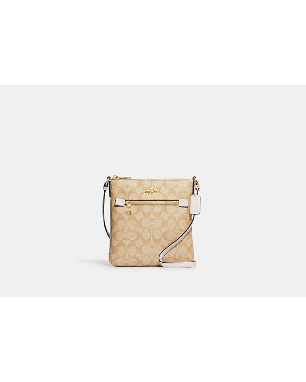 Coach Mini Rowan File Bag In offers Colorblock Signature Canvas