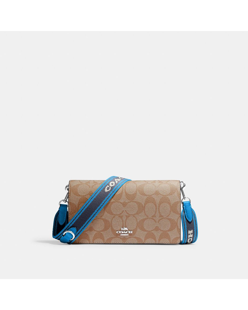 Coach Outlet Anna Foldover Clutch Crossbody in Blue Lyst