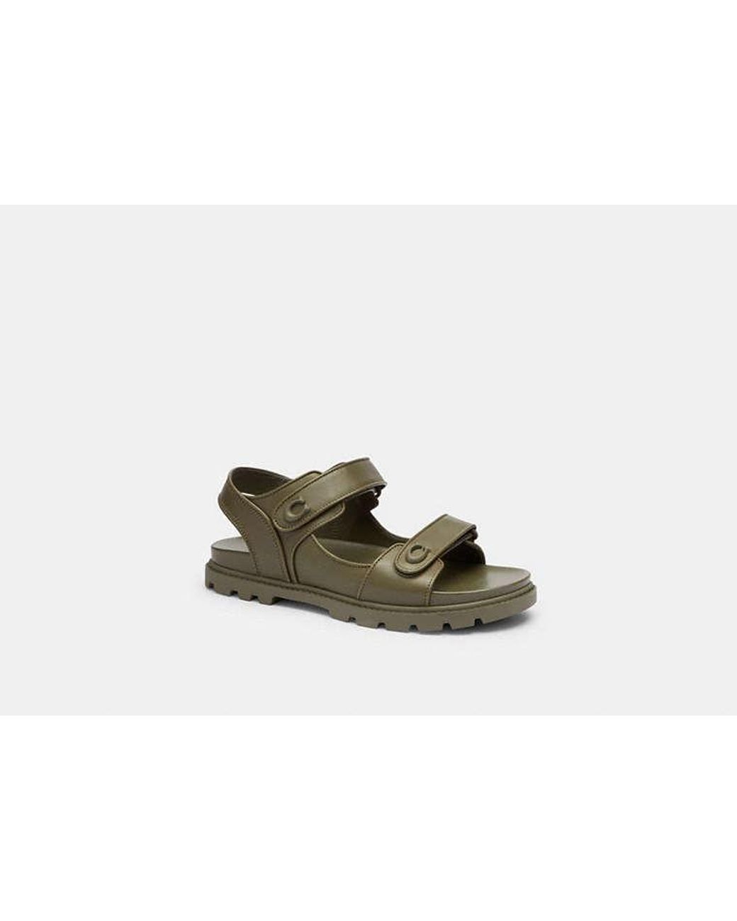 Sandale Plateforme En Pour Hommes, Taille COACH pour homme en coloris Black