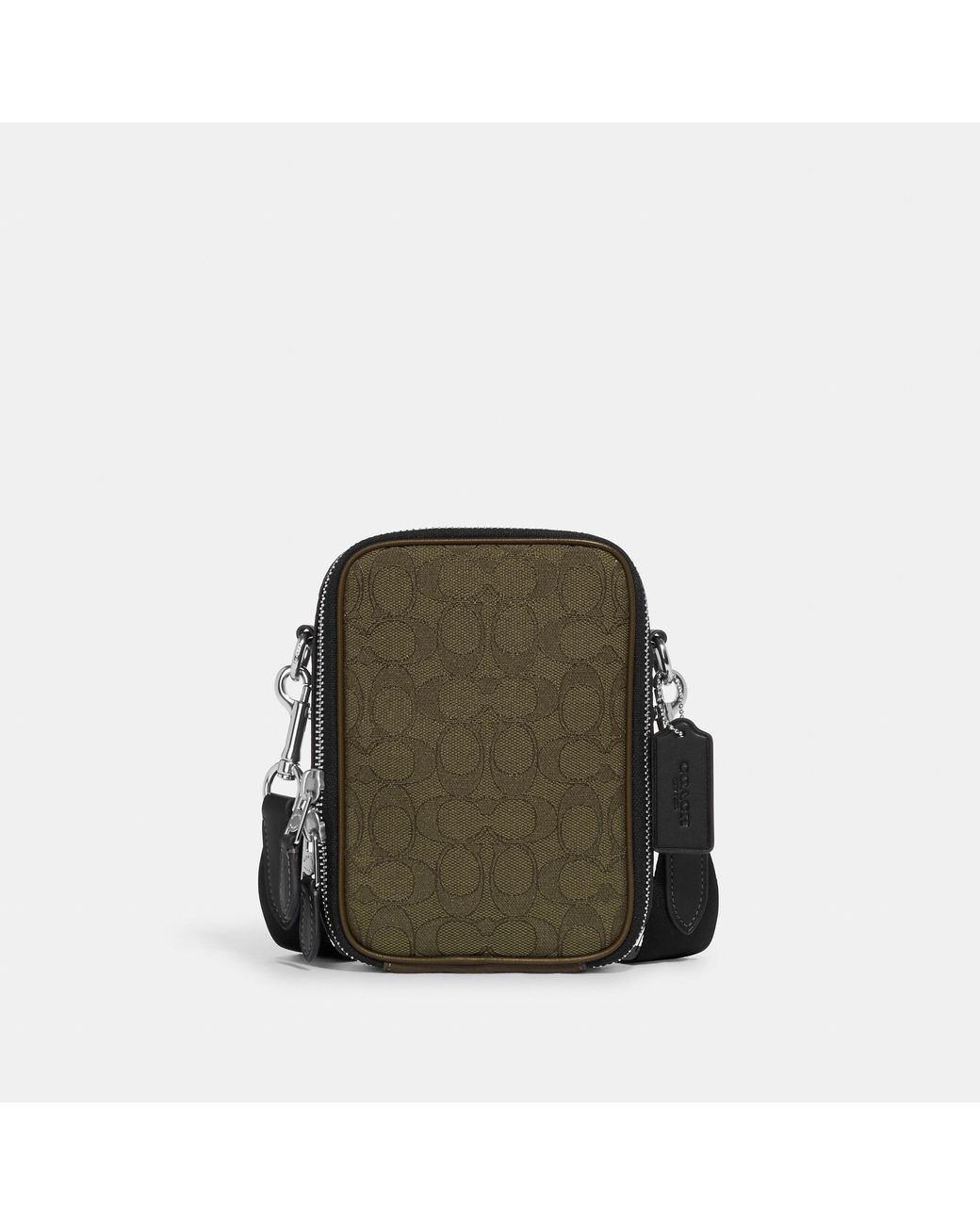 Coach Outlet Stanton Crossbody In Signature Jacquard in Green for Men Lyst