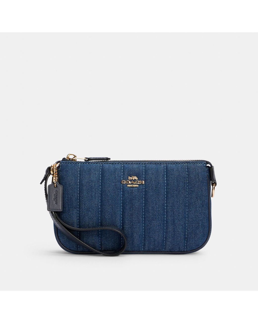 COACH Nolita 19 With Quilting in Blue Lyst