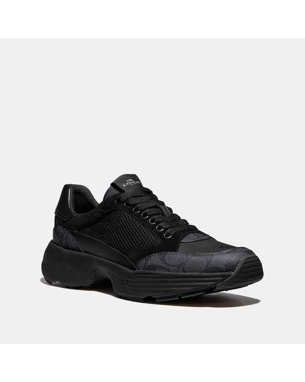COACH C152 Tech Runner Sneaker in Black for Men | Lyst