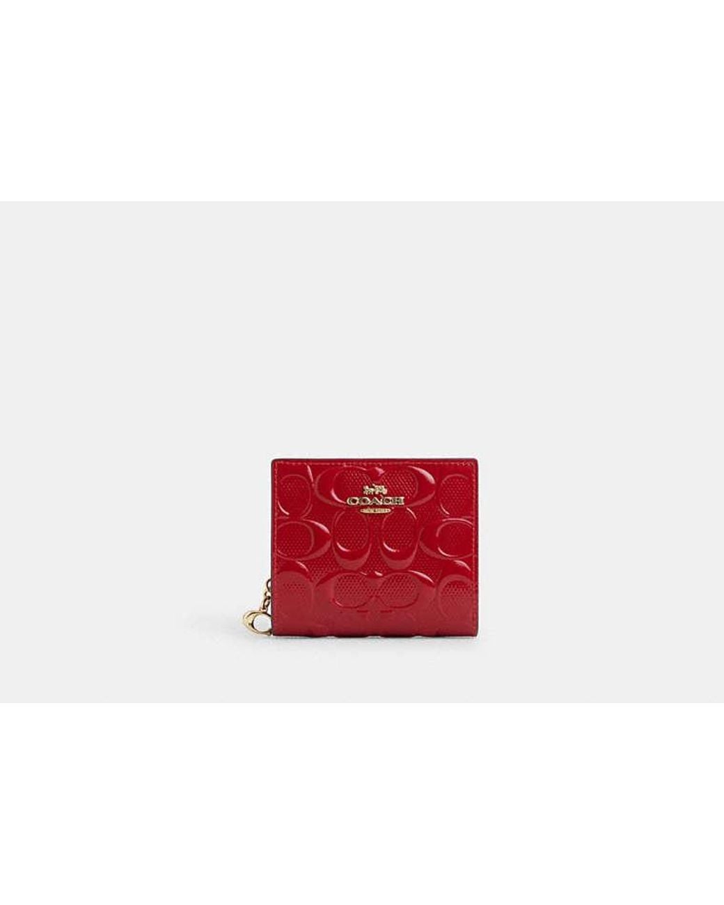 小物 Coach Signature Clasp Bifold Wallet Red Buy COACH Men's 3-In-1 Wallet, Red-Multi, Wallet at Amazon.in