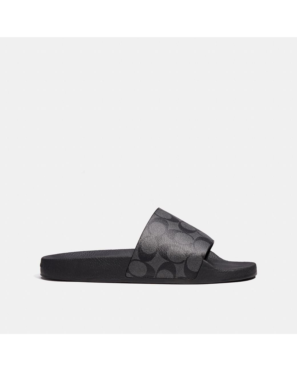 COACH Black Slide for men