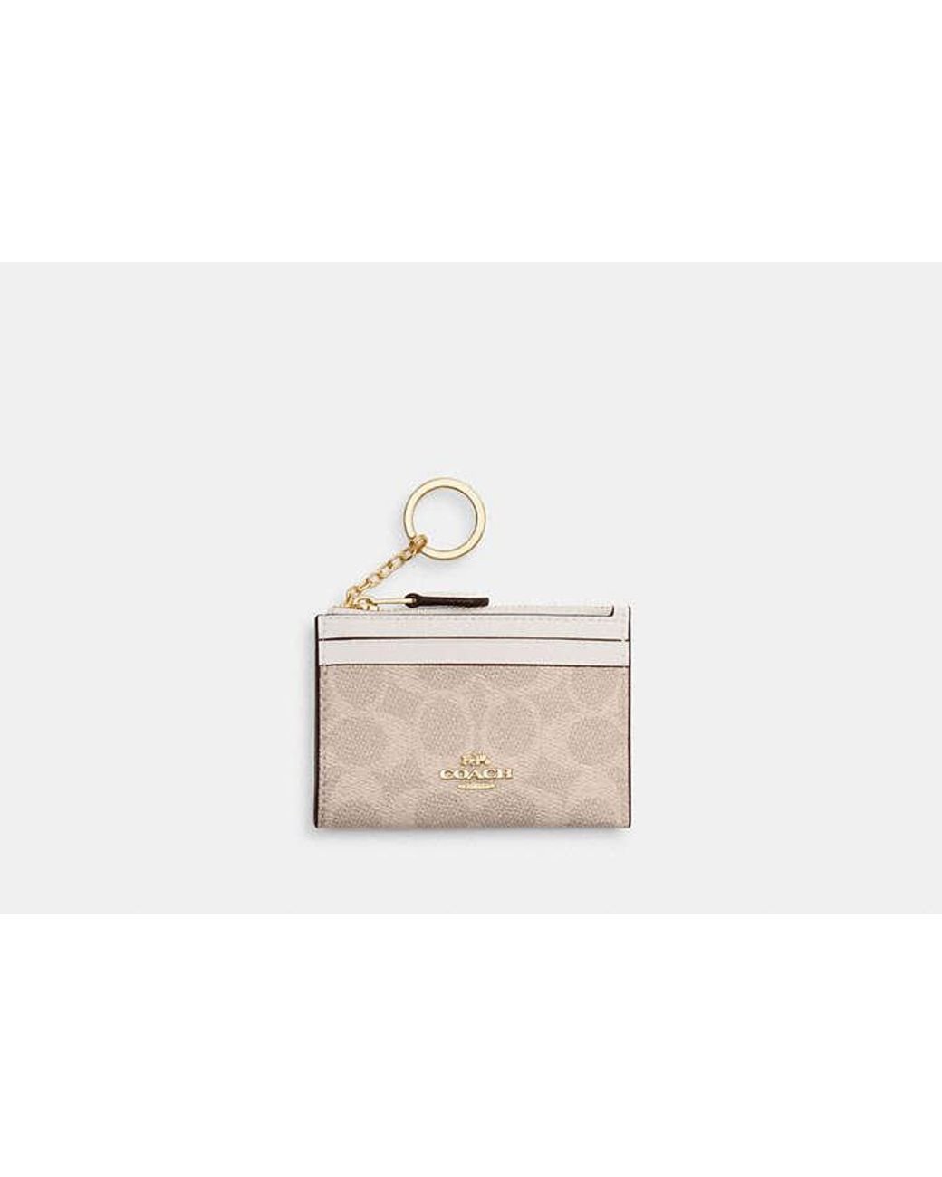 Coach signature pvc mini id skinny hotsell