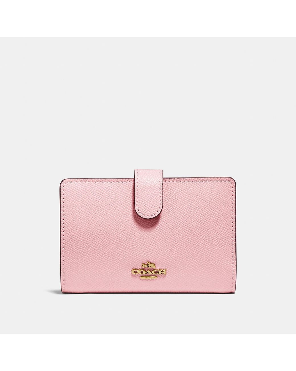 coach medium corner zip wallet