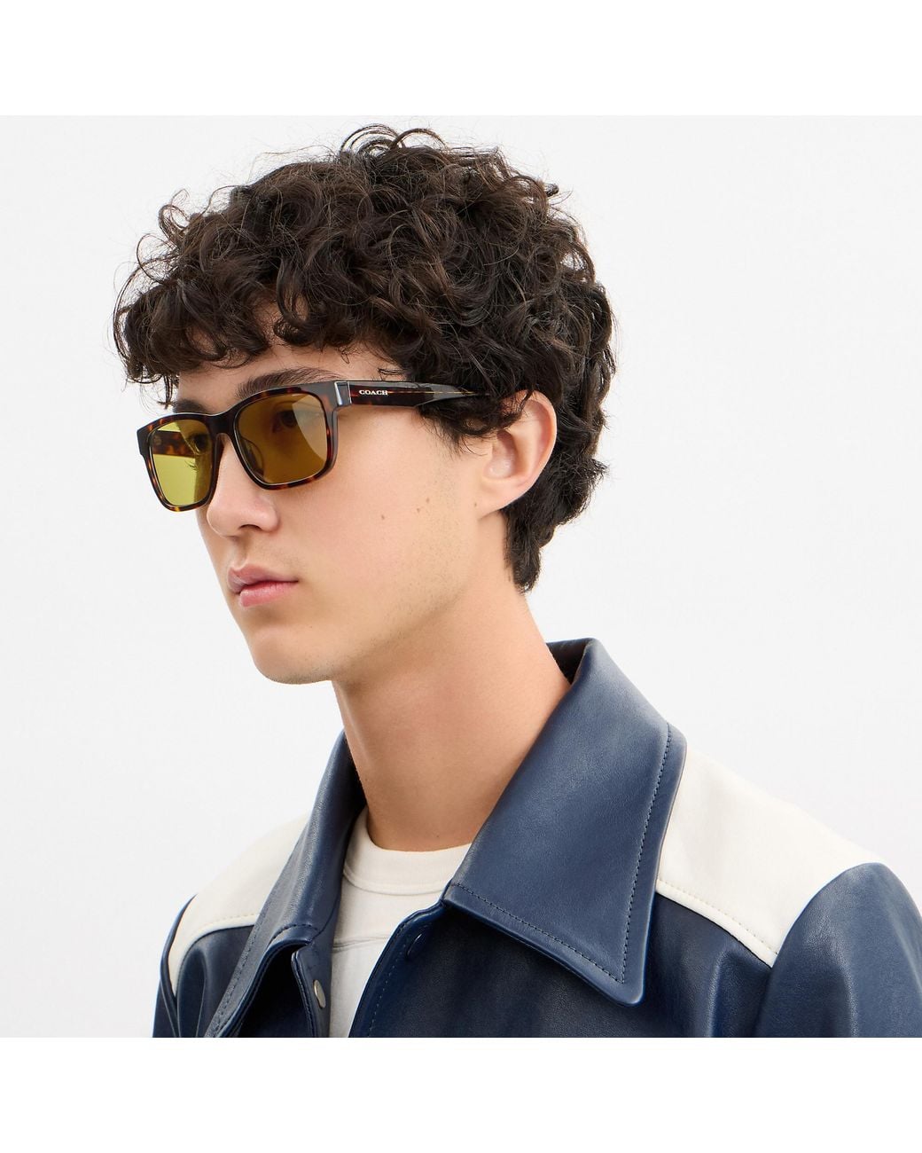 COACH Green Square Sunglasses for men