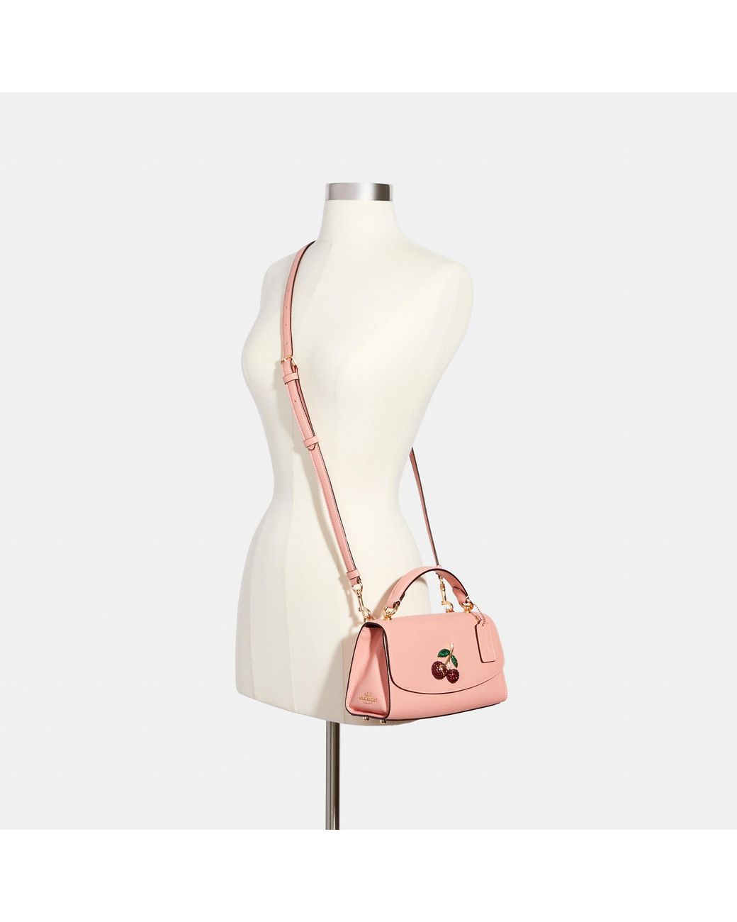 セールCoach Tillyサッチェル23 チェリービジュー2wayバッグ Coach Tilly Satchel 23 With Cherry | Brixton Baker