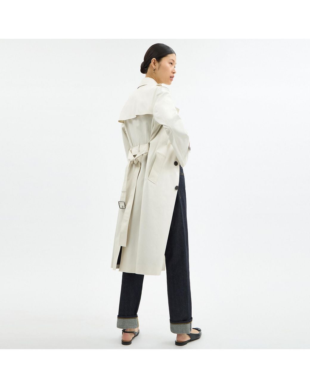 COACH Natural Long Trench