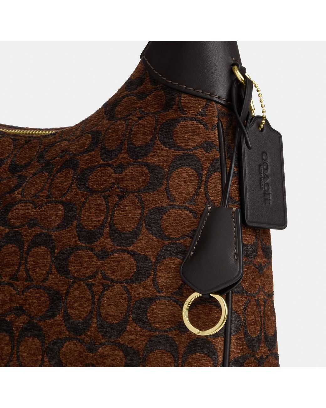 COACH Brown Ella Shoulder Bag