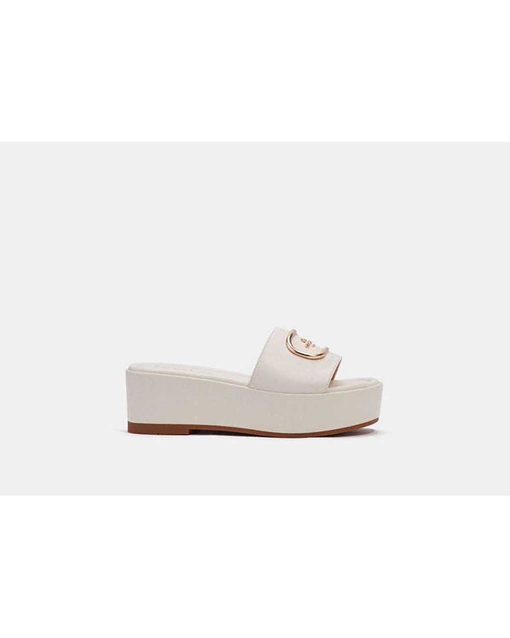 COACH Eloise Sandal in Black | Lyst
