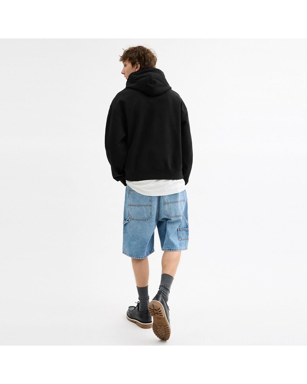 COACH Black Hoodie for men