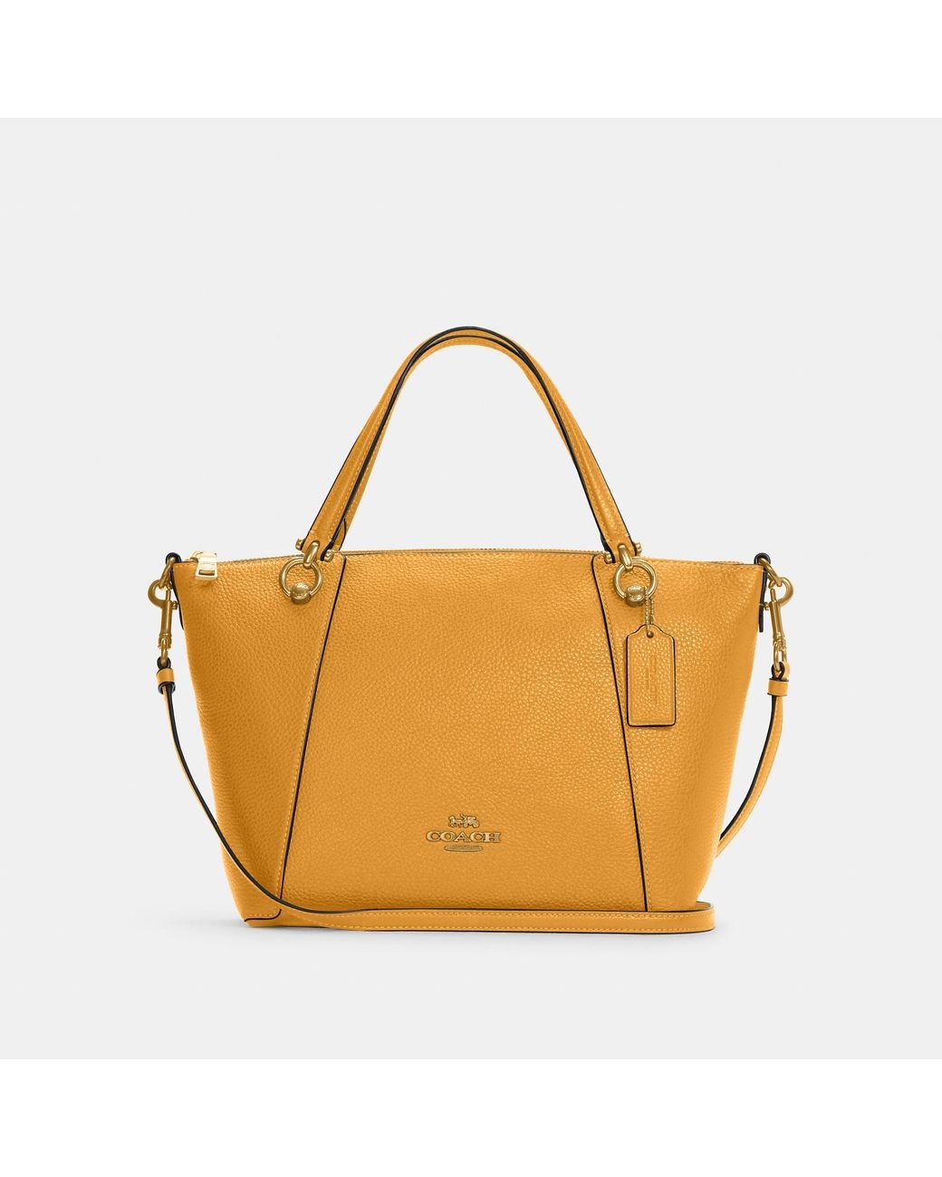 Coach Outlet Kacey Satchel in Yellow Lyst