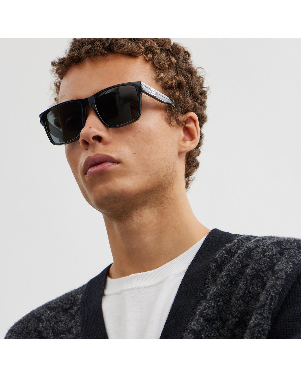 COACH Black Square Sunglasses for men