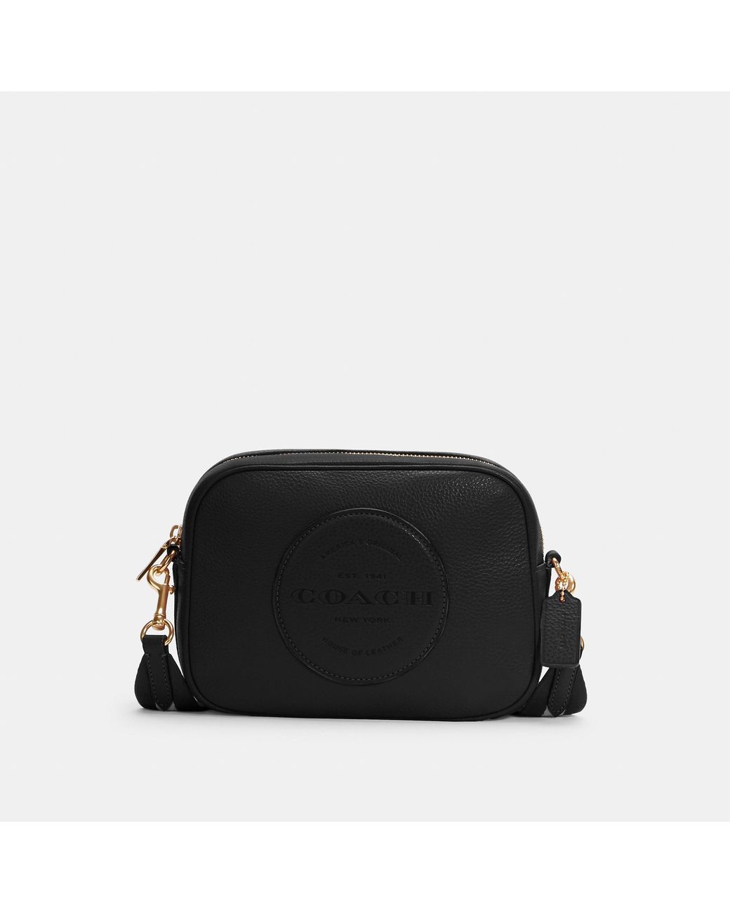 COACH Dempsey Camera Bag With Patch in Black | Lyst