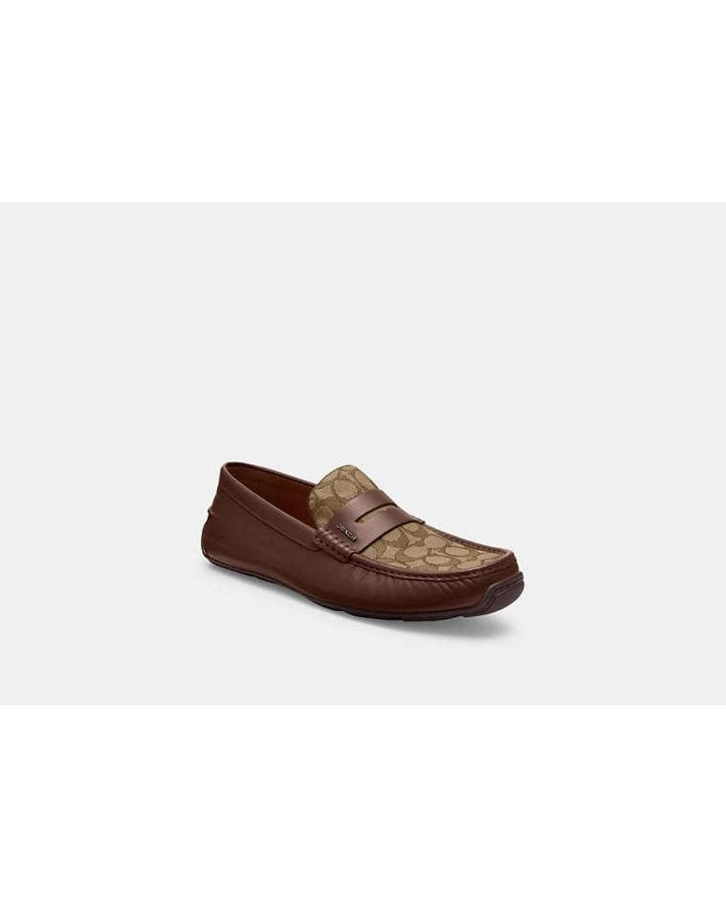 COACH Liam Driver In Signature Jacquard Shoes Coach Signature Liam Driver In Signature Jacquard | eBay main image 4