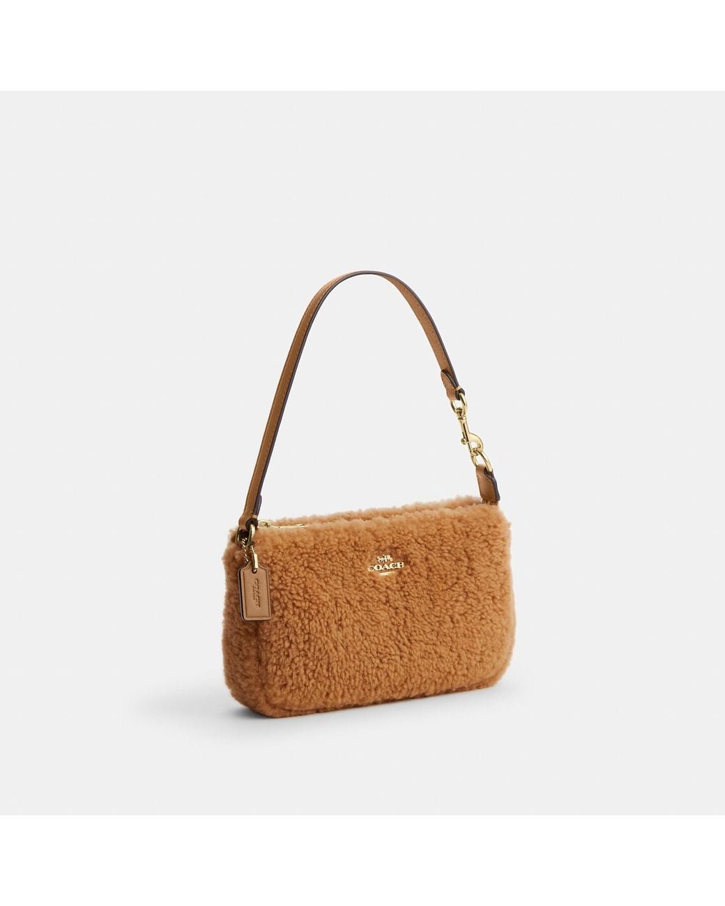Two Socket Outlets COACH Nolita 19 in Brown | Lyst