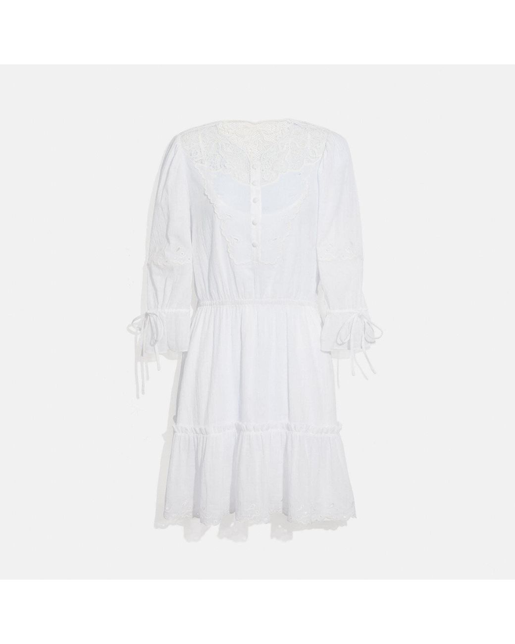 Coach 2025 white dress
