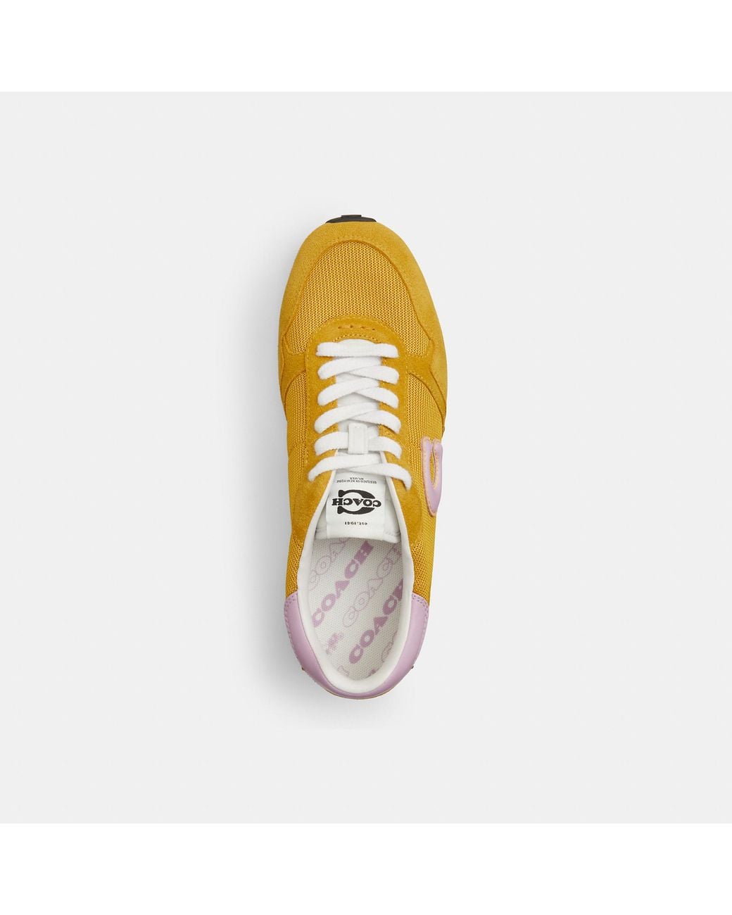 COACH Yellow Retro Runner