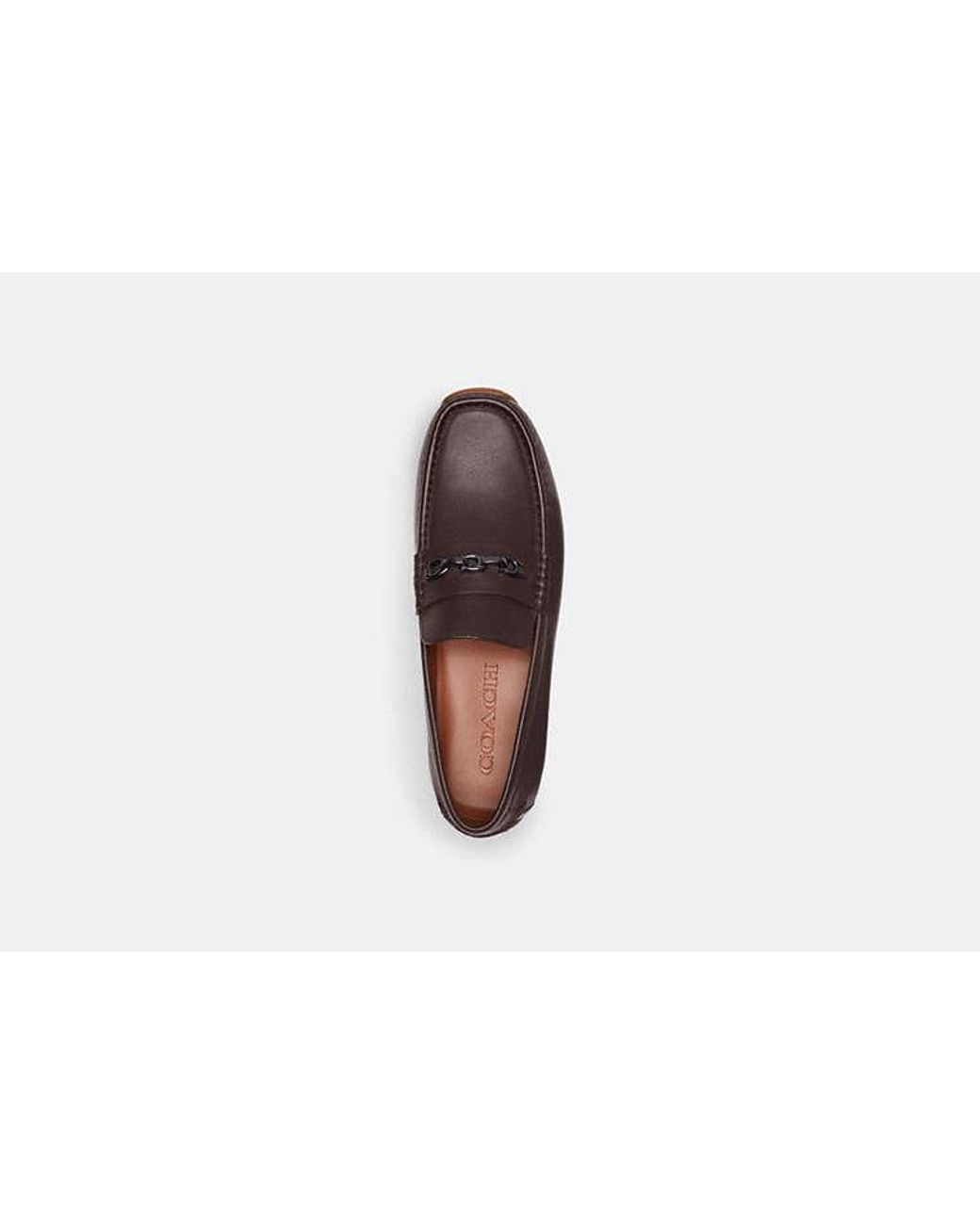 Coach Men\'s Landon Driver Brown Leather Loafer Size 11 EUC coach-Brown-Landon-Driver.jpeg main image 2