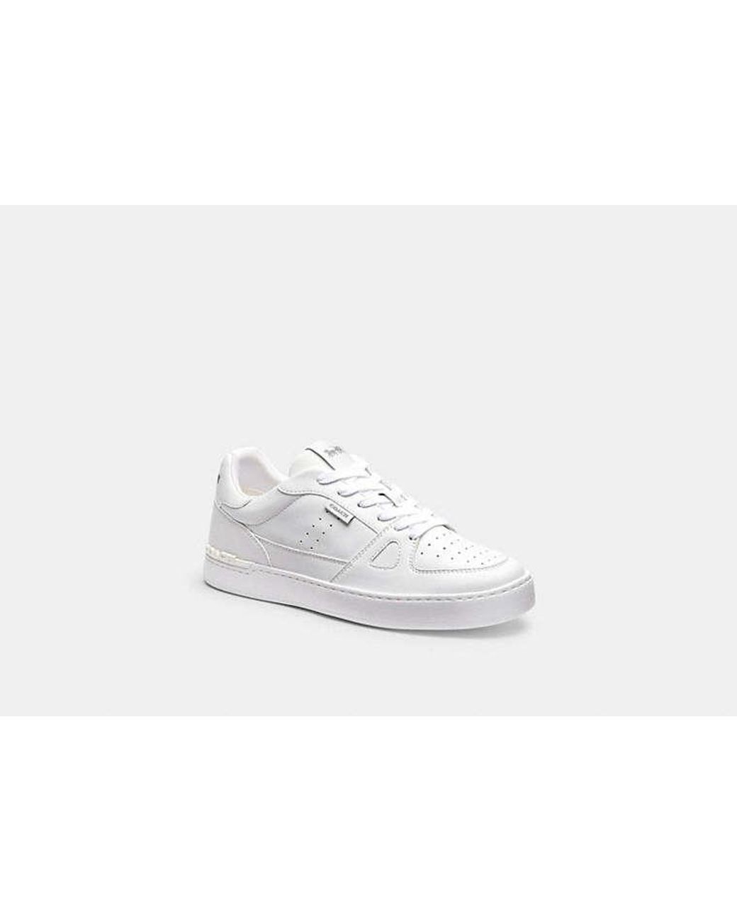COACH White Clip Court Sneaker for men