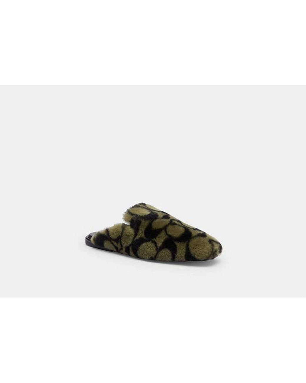 COACH Black Slipper