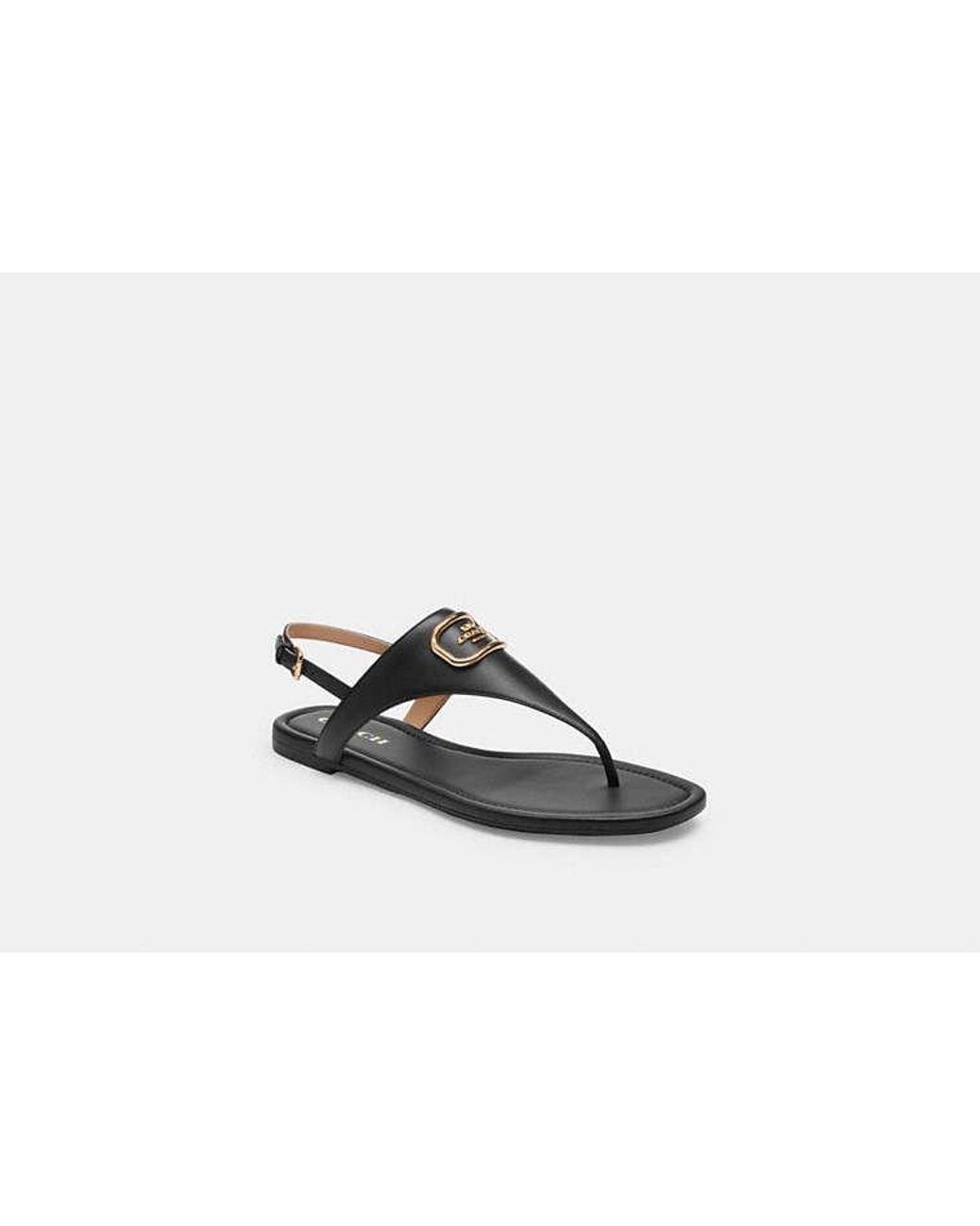 COACH Jordin Sandal in Black Lyst