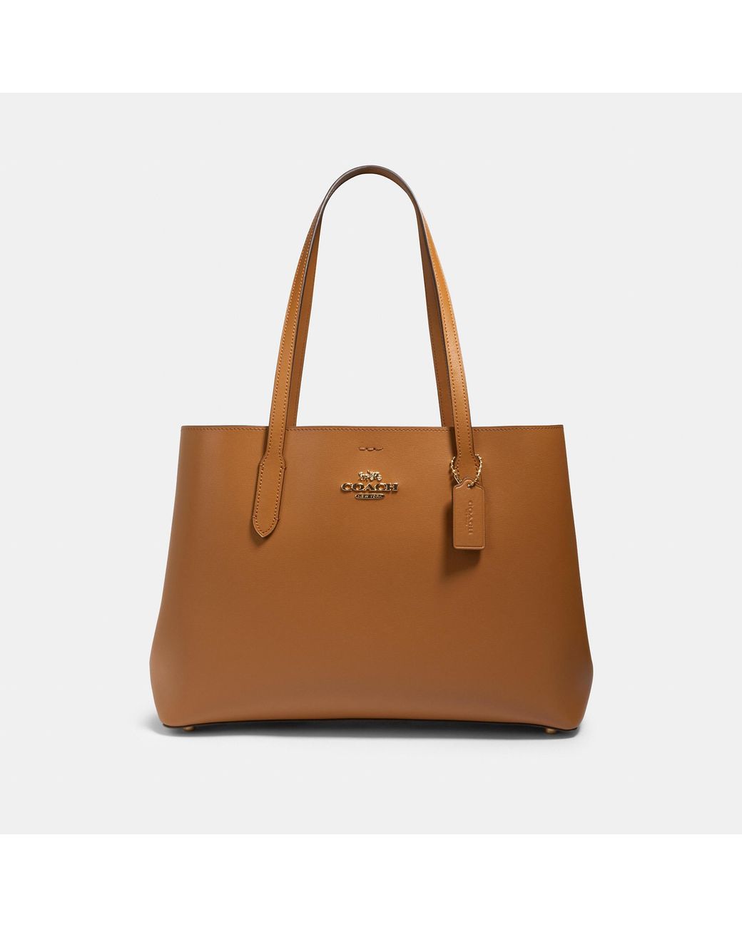 COACH Large Avenue Carryall in Brown | Lyst