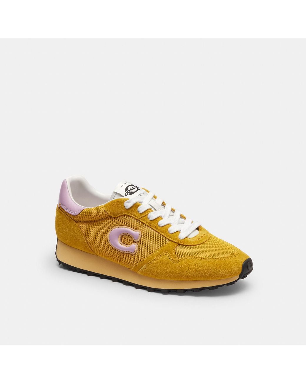 COACH Yellow Retro Runner