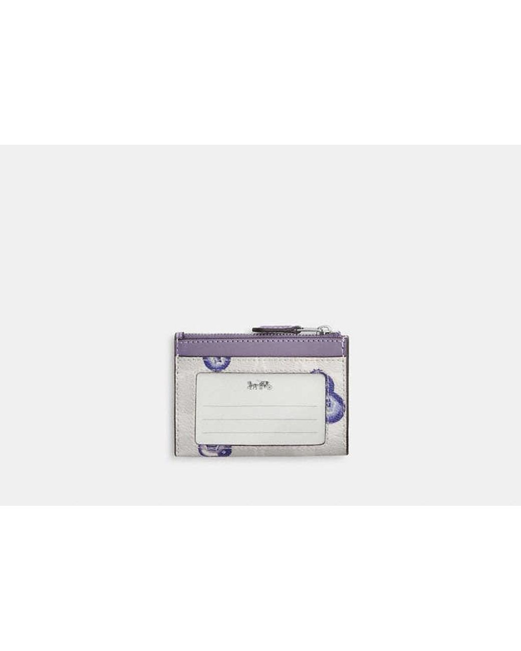 coach teri & skinny ID case くすみパープル COACH（コーチ） ミニ 