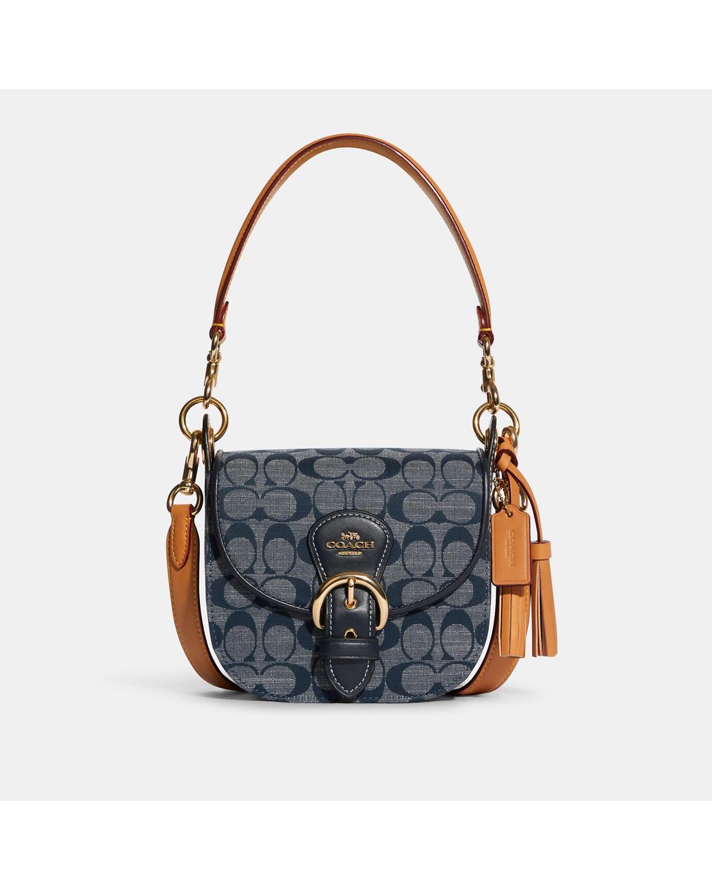 Coach Outlet Kleo Shoulder Bag 17 In Signature Chambray in Blue Lyst