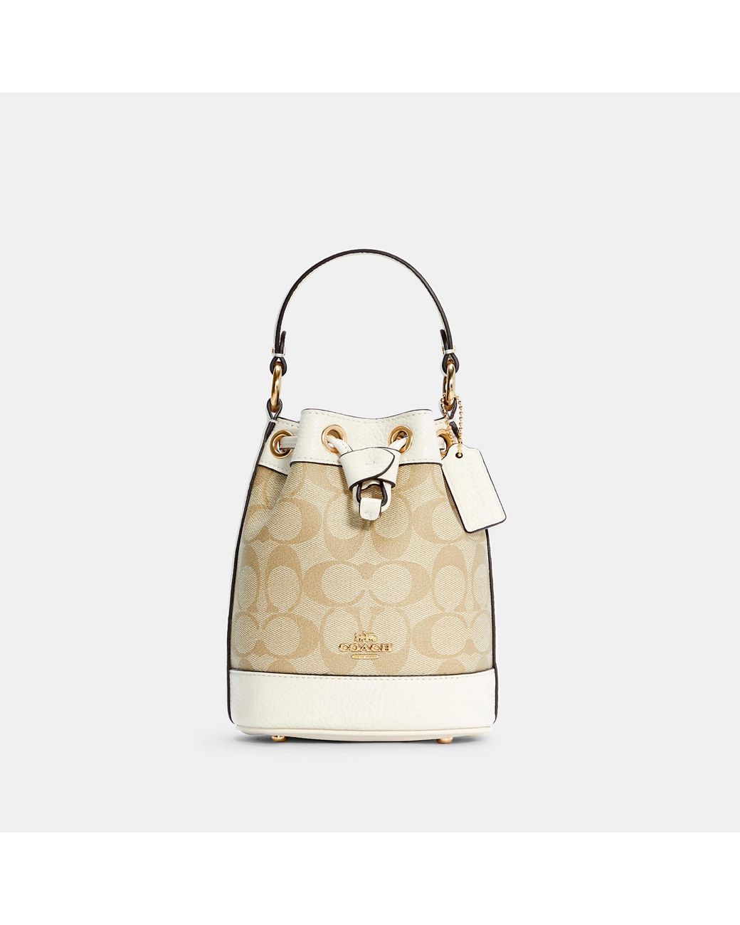 Coach outlet drawstring carryall sale