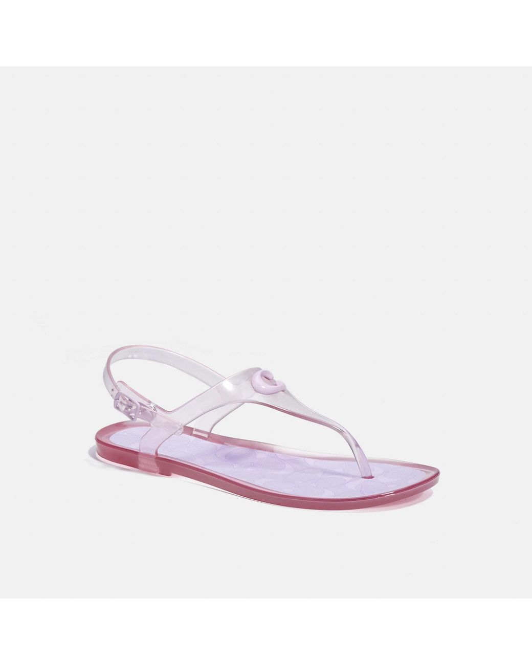 coach jelly sandals