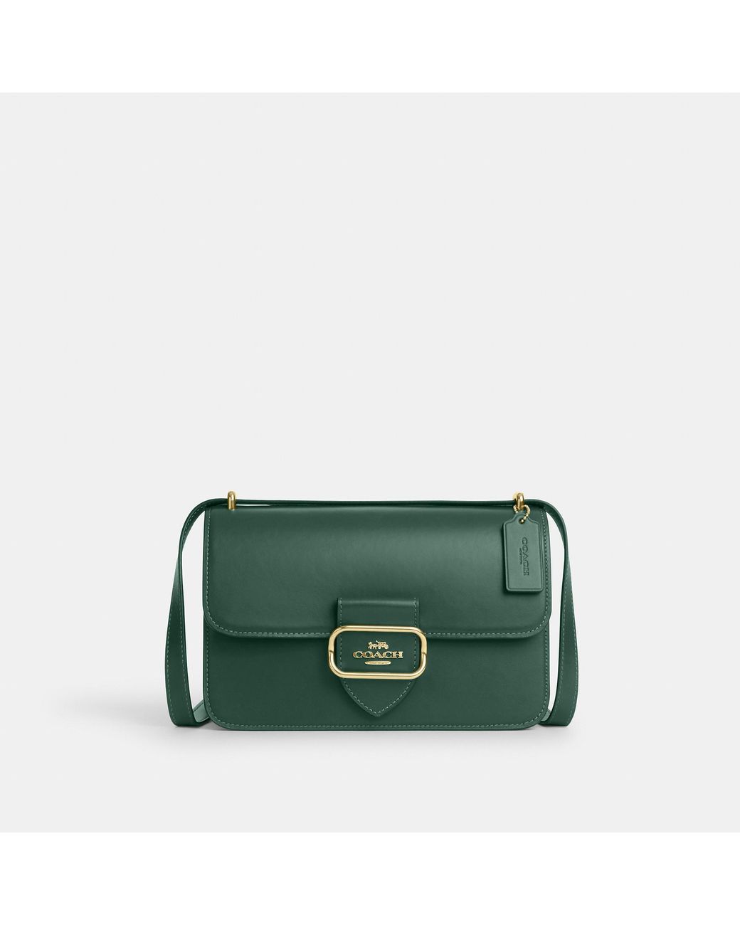 COACH Large Square Crossbody in Green Lyst