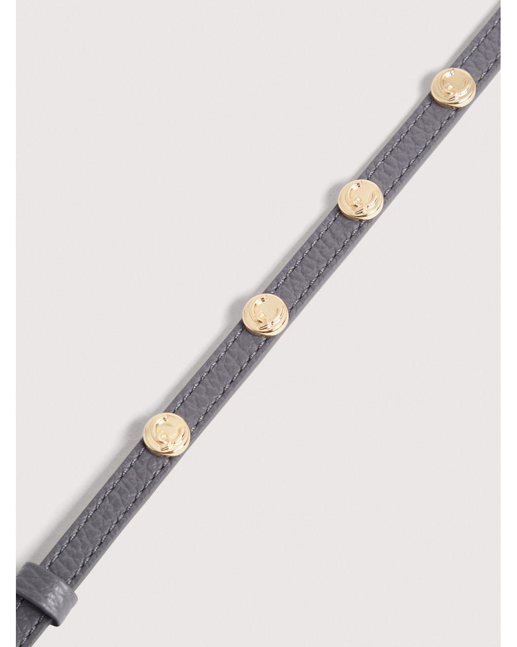 Coccinelle Multicolor Grained Leather Bracelet C-Me Studs