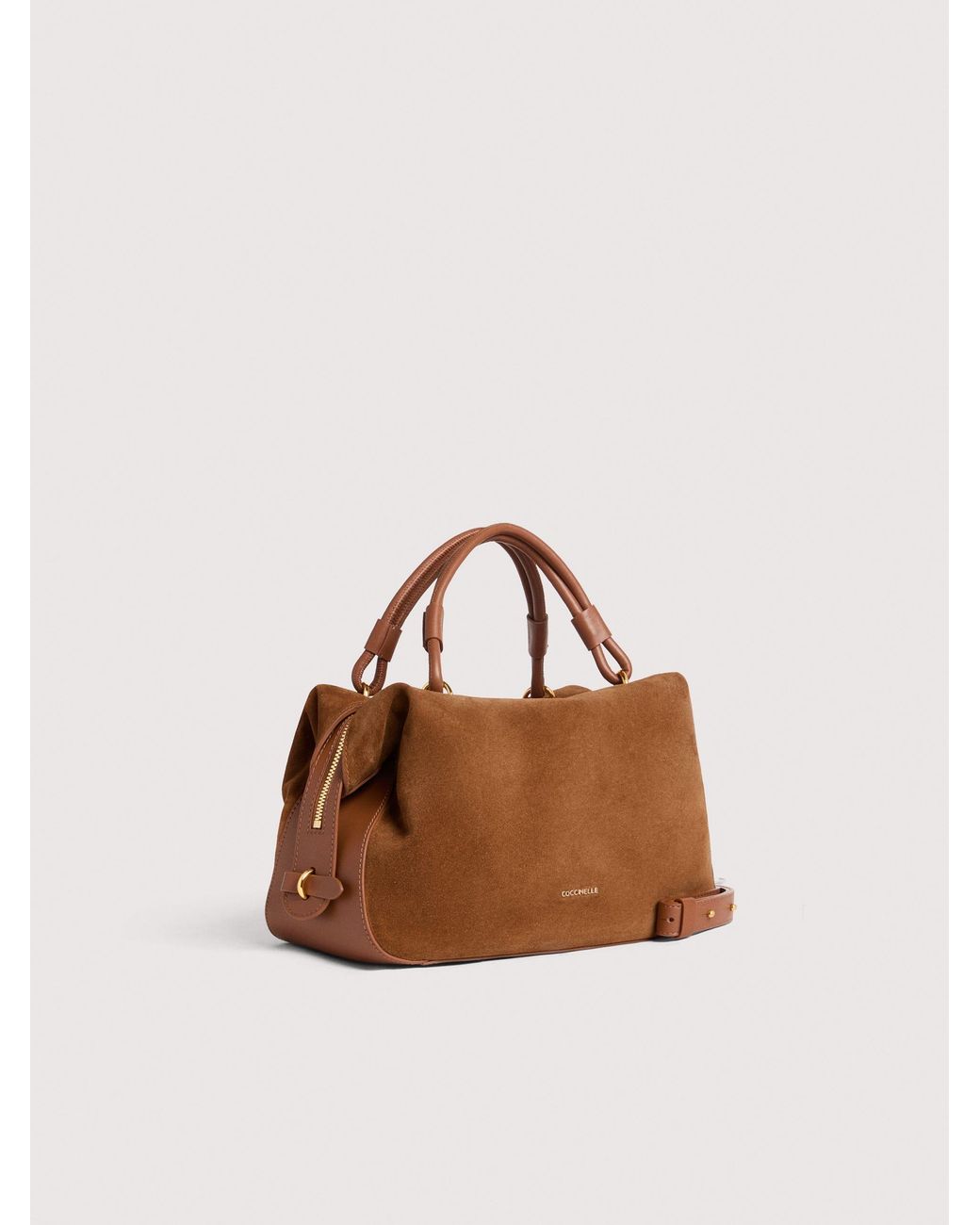 Coccinelle Multicolor Suede Handbag Lizzie Small