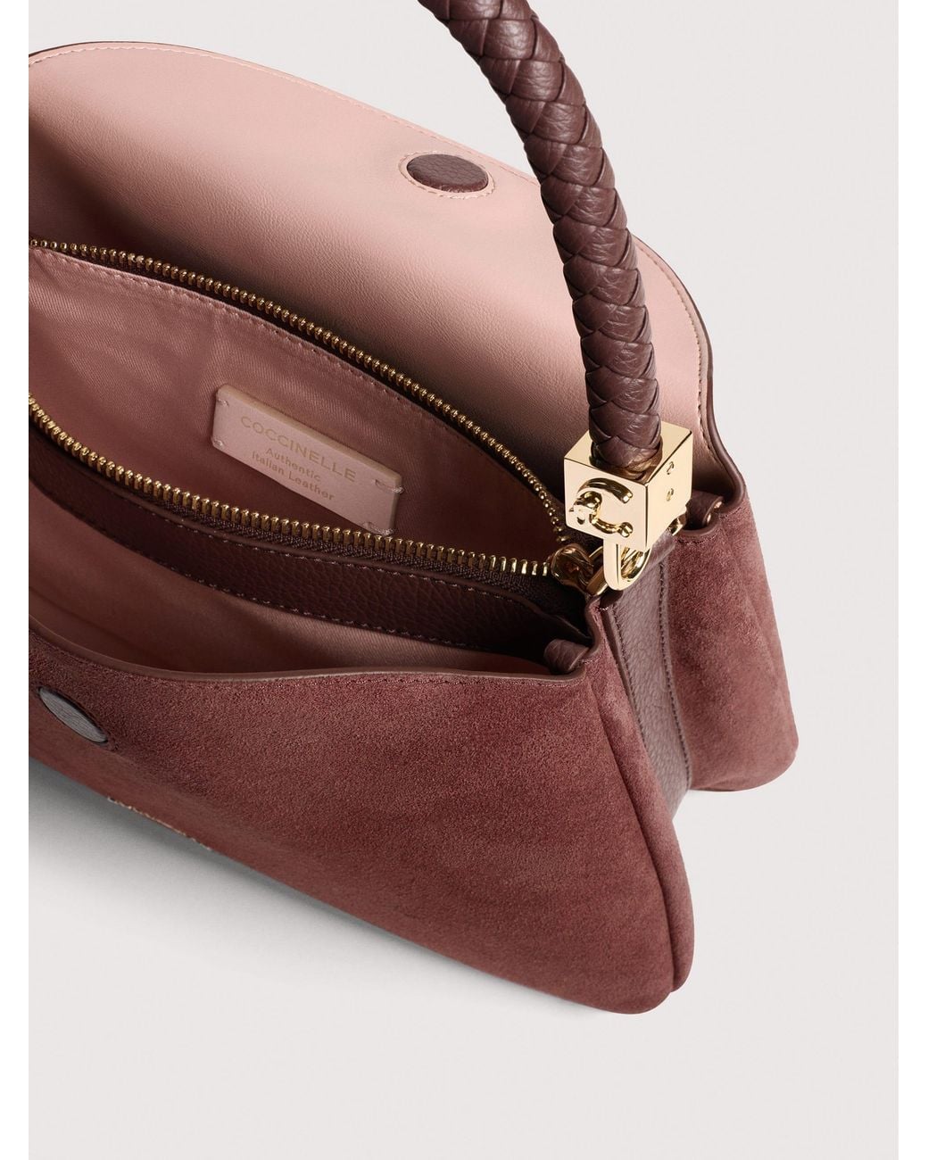 Coccinelle Multicolor Suede Handbag Tiggy Small