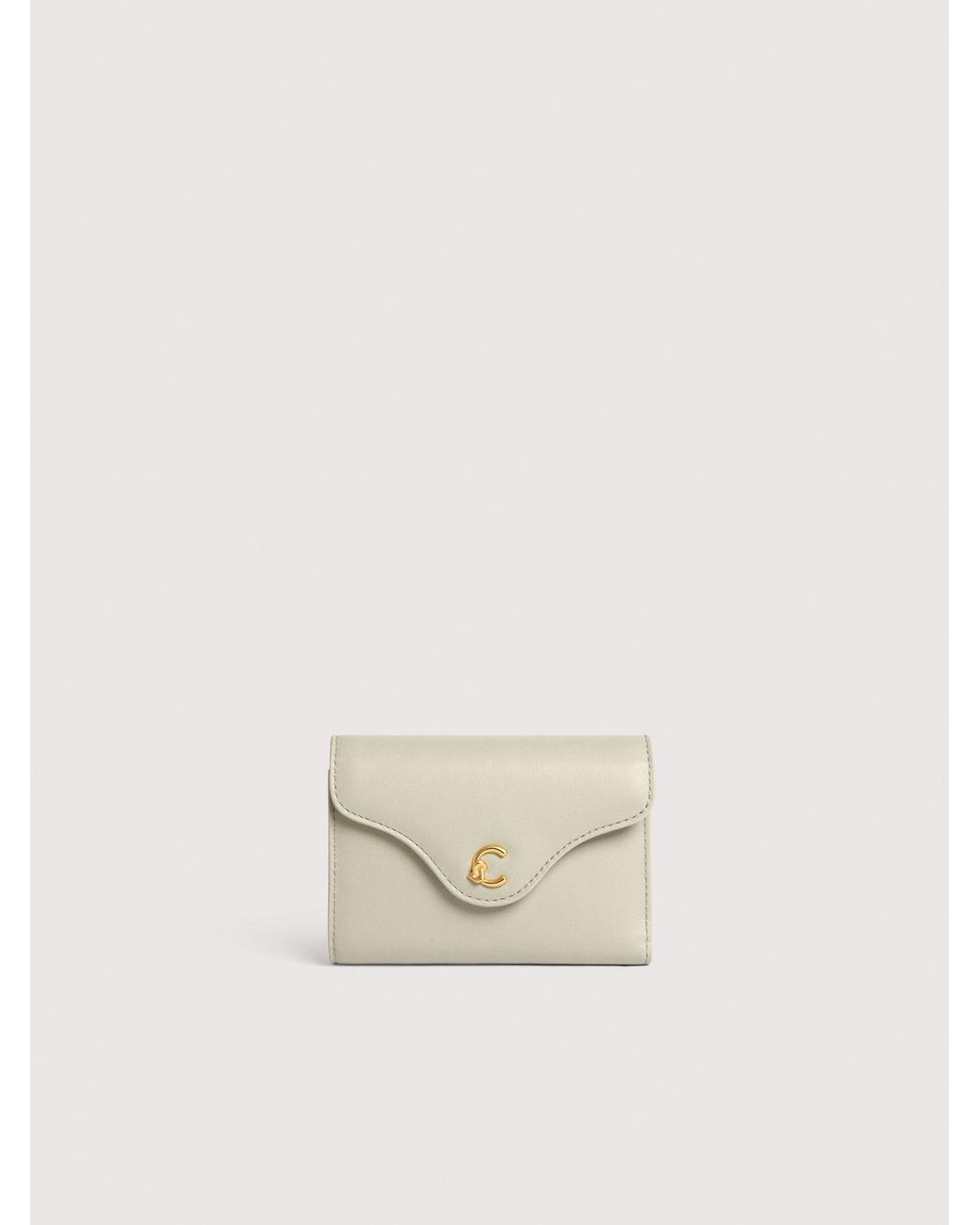 Coccinelle Natural Smooth Leather Wallet C-Me Medium