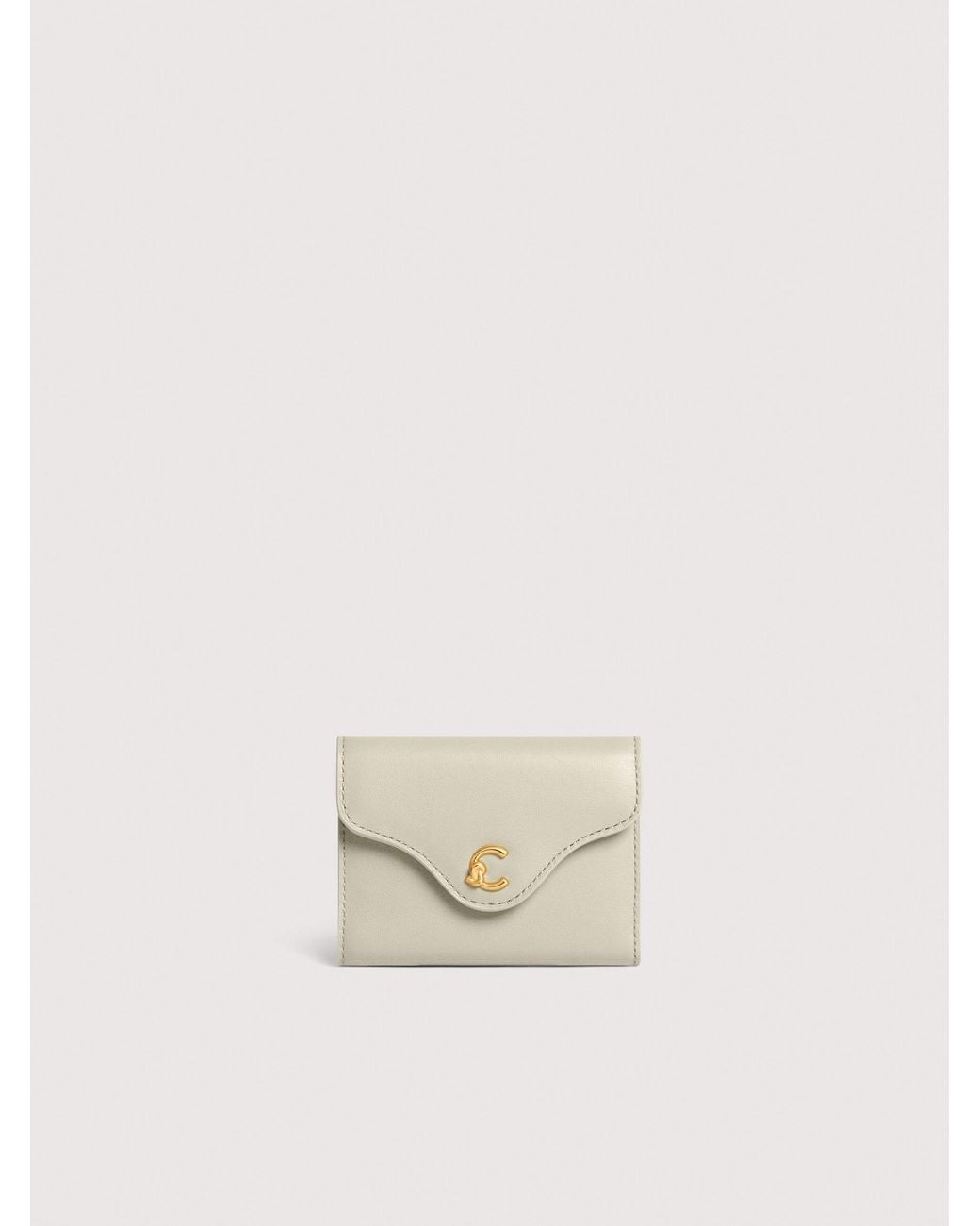 Coccinelle Natural Smooth Leather Wallet C-Me Small