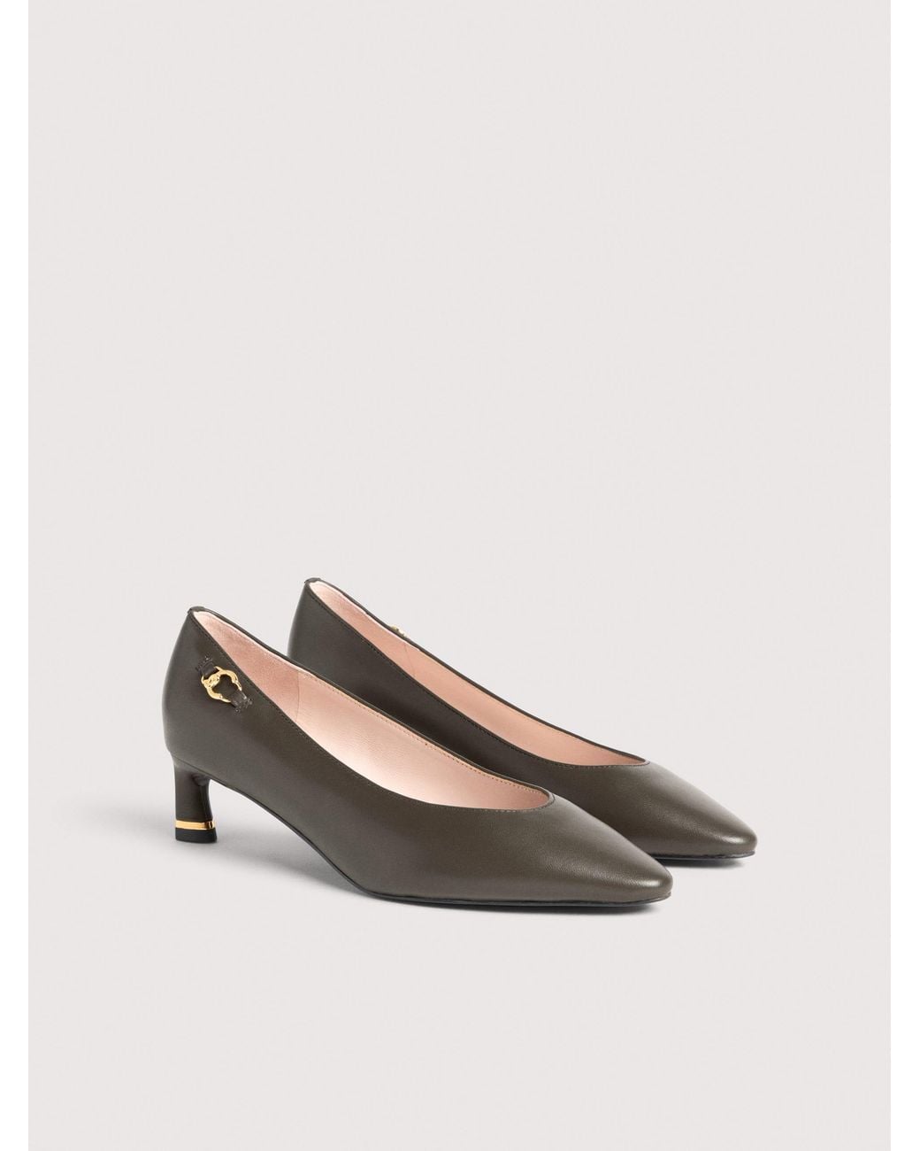 Coccinelle White Smooth Leather Pumps C-Look