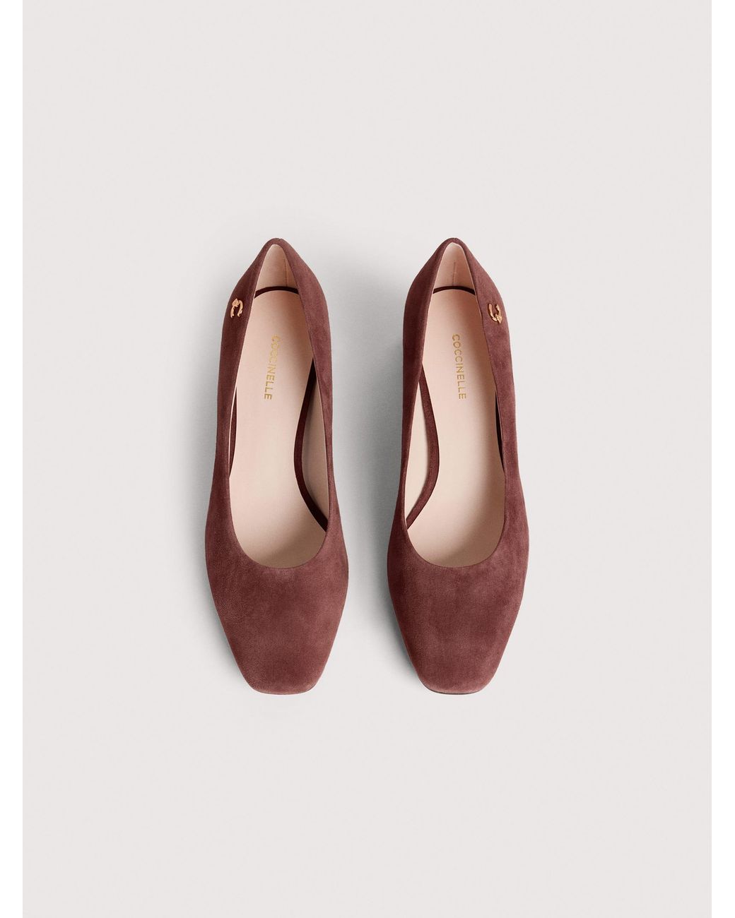 Coccinelle Pink Suede Pumps C-Everyday