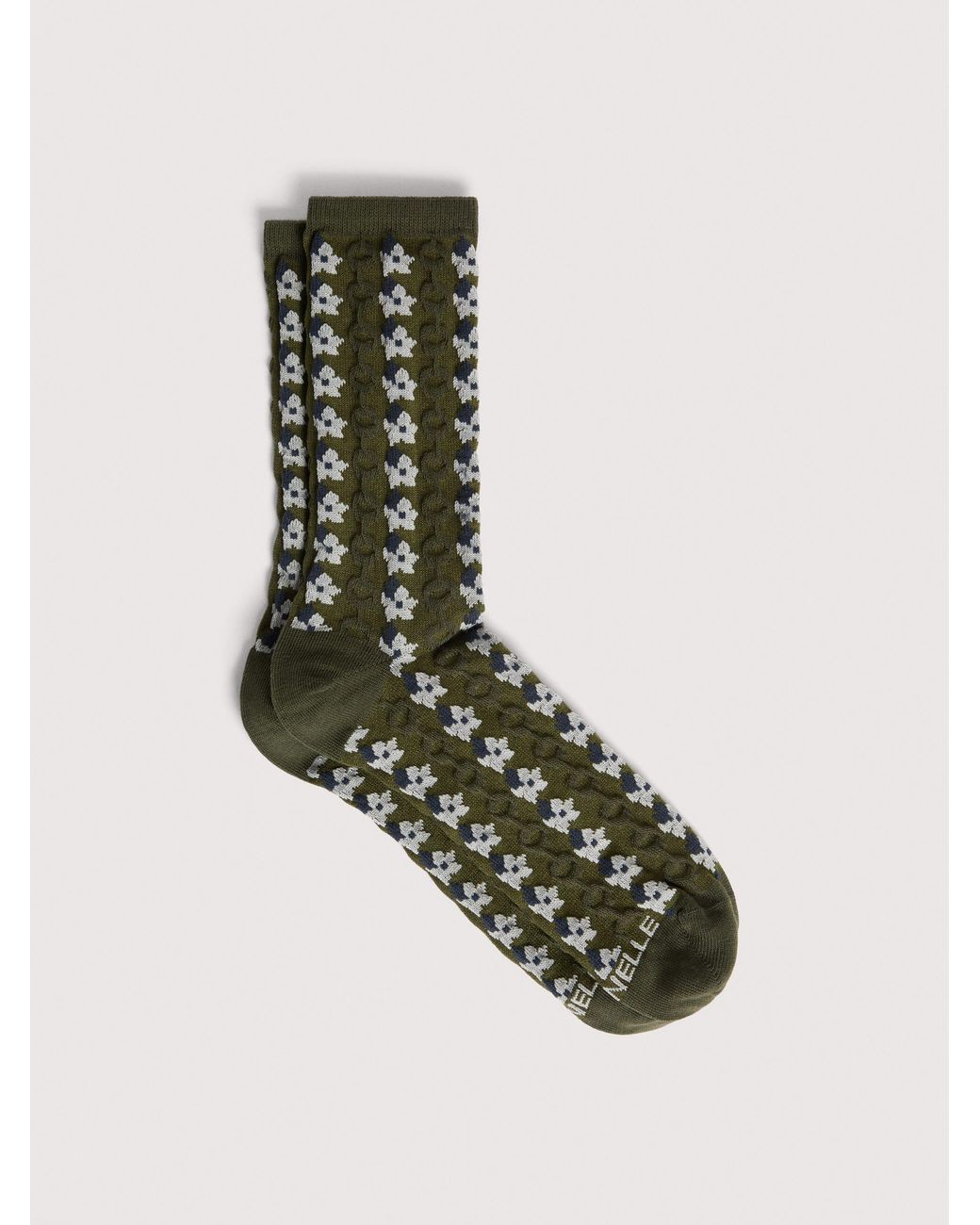 Coccinelle Multicolor Cotton-Blend Socks Floral 3D