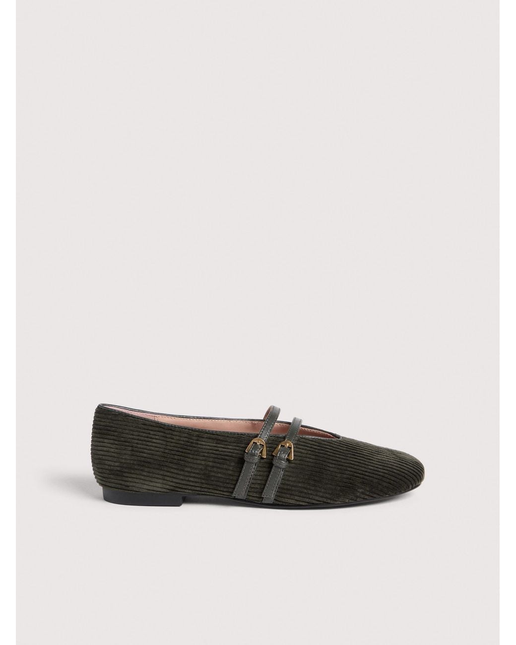 Coccinelle Multicolor Corduroy Fabric Ballet Flats Risako