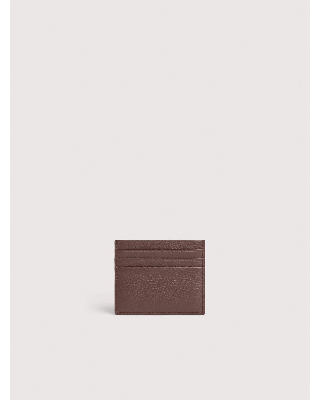 Coccinelle Multicolor Grainy Leather Card Holder Metallic Small